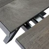 Hot Sincro/Valencia Garten-Essgruppe, anthrazit/grau, Alu/Textilgewebe/Keramik, 200/260 x 100 cm, inkl. 6 Diningsessel, stufenlos verstellbar Garten-Essgruppen|Aluminium-Gartenmöbel