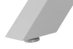 Outlet Sincro/Velia Garten-Essgruppe für 6 Personen, matt weiß-grau/washed grey, Alu/Ranotex, ausziehbare Tischplatte aus Keramik, stapelbare Stühle Aluminium-Gartenmöbel