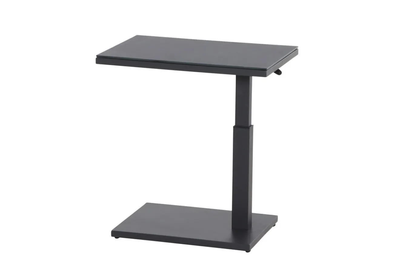 Hot Toreno Beistelltisch, anthrazit/schwarz, Aluminium, 60x40 cm, höhenverstellbar Gartentische