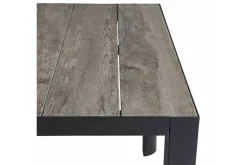 New Velia / Silva Garten-Essgruppe, anthrazit/washed grey, Alu/Ranotex/Keramik, 6 Sessel, Tisch 180 x 100 cm Garten-Essgruppen|Aluminium-Gartenmöbel