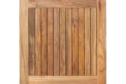 Livorno 2 Klapptisch, anthrazit, Aluminium/Old Teak, 80 x 80 cm, klappbar, Kreuzfußgestell Gartentische|Aluminium-Gartenmöbel