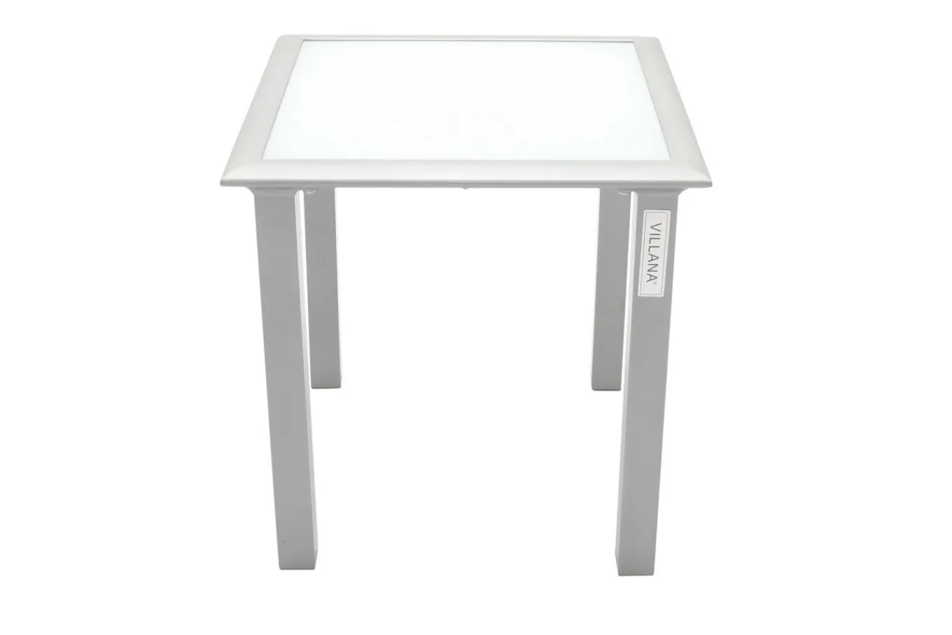 Online 2er-Set Sonnenliegen, silber/schwarz, Alu/Textil, 198x66x32cm, mit Beistelltisch 45x45cm Gartenliegen