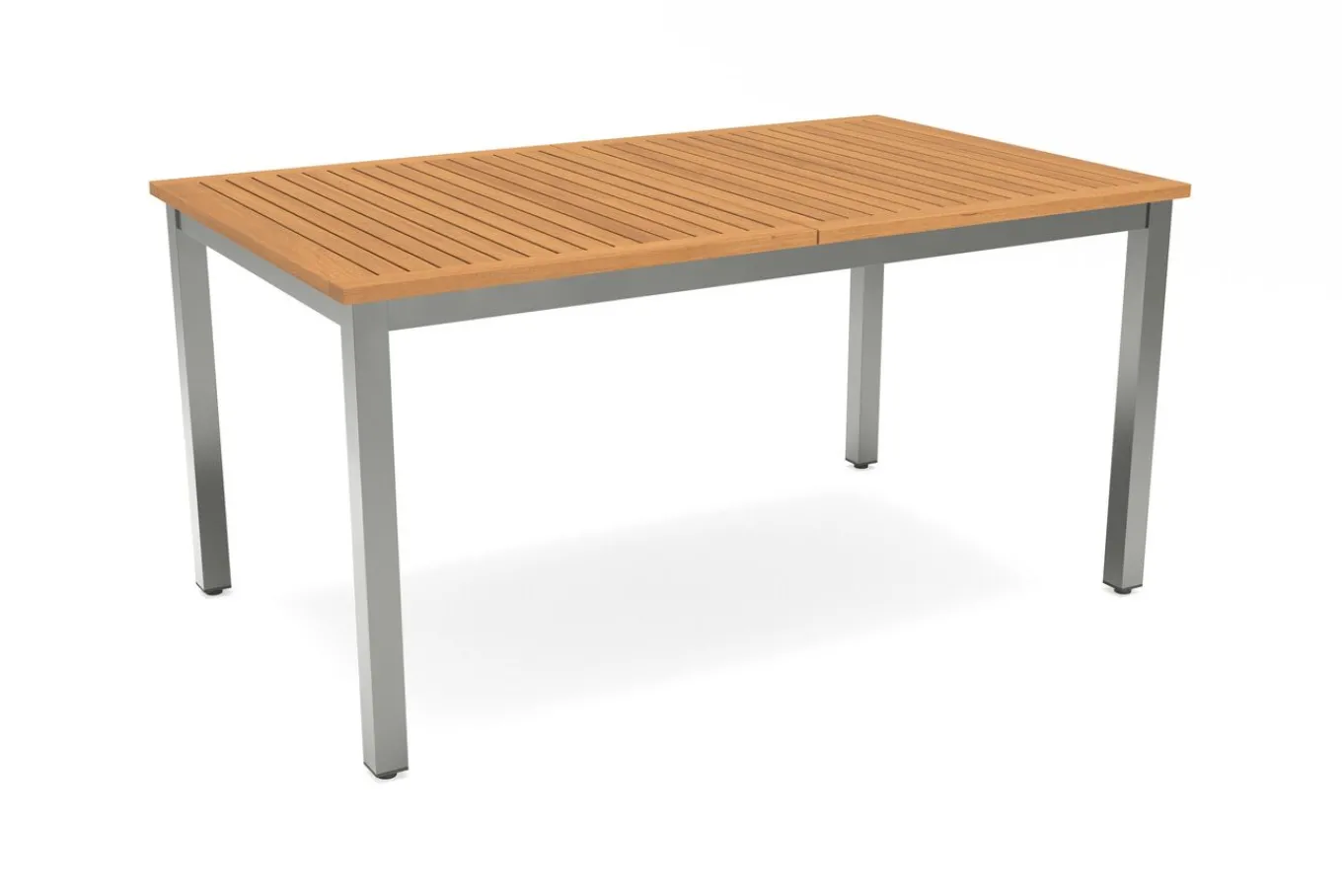 Sale Garten-Essgruppe mit 6 Klappstühlen, silber, Alu/Eukalyptus, ausziehbarer Tisch 150/200 x 90 cm, FSC®-zertifiziertes Produkt Garten-Essgruppen|Aluminium-Gartenmöbel
