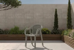 New Pico Curve Stapelsessel 2er-Set, grau, Kunststoff, 56,5 x 59,5 x 83 cm, stapelbar, UV-beständig Gartenstühle & Gartensessel