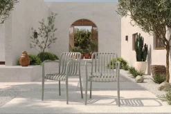 Online Pico Soft Stapelsessel 2er-Set, grau, Kunststoff, 54 x 58,5 x 80,5 cm, stapelbar, UV-beständig Gartenstühle & Gartensessel
