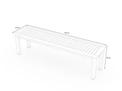 Clearance Tasmania Gartenbank, anthrazit, Alu/Eukalyptus, hohe Belastbarkeit, witterungsbeständig, FSC®-zertifiziertes Produkt Aluminium-Gartenmöbel|Gartenbänke & Gartensofas