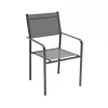 Online Tasmania Stapelstuhl, Dunkelgrau, Aluminium, stapelbar, pflegeleicht, hohe Belastbarkeit, witterungsbeständig Aluminium-Gartenmöbel|Gartenstühle & Gartensessel