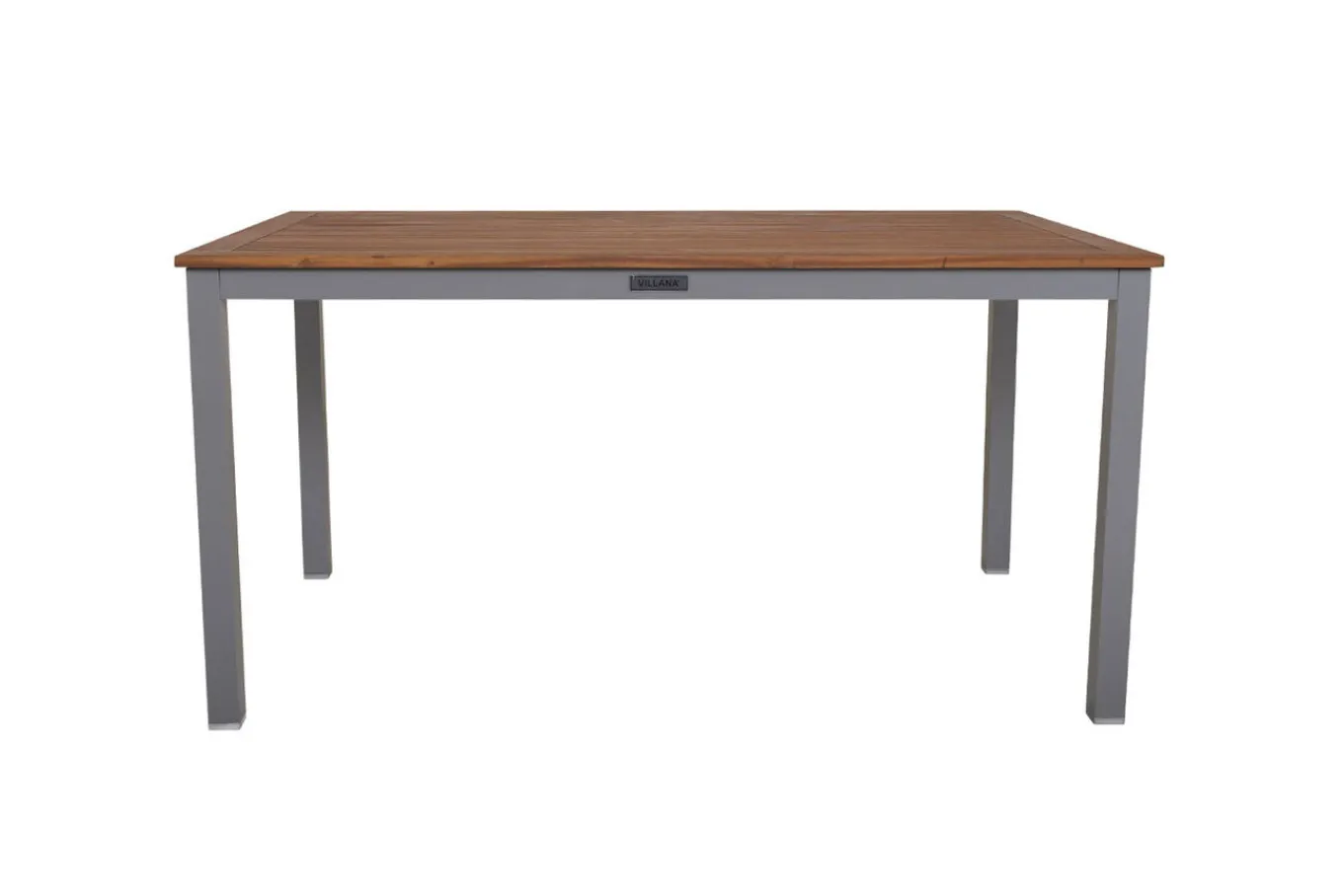 Online Victoria Gartentisch, Alu/Akazie, silber, 150 x 90 x 74 cm, zertifiziertes Material, FSC®-zertifiziertes Produkt Gartentische